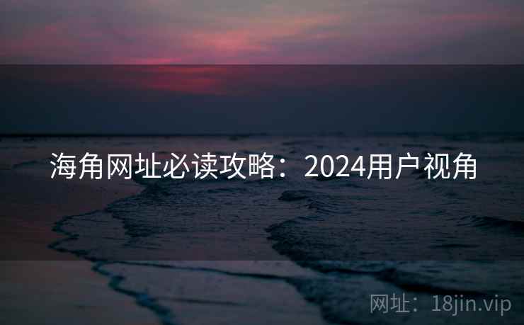 海角网址必读攻略：2024用户视角