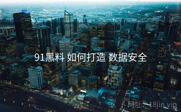 91黑料 如何打造 数据安全