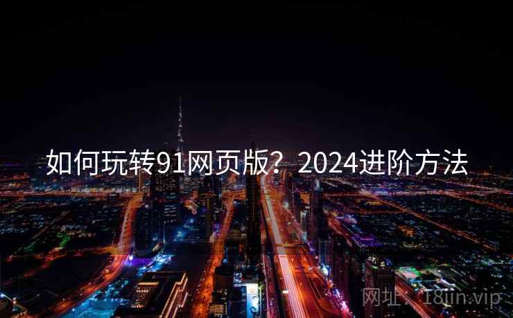 如何玩转91网页版？2024进阶方法