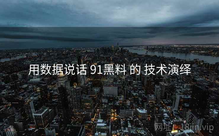 用数据说话 91黑料 的 技术演绎
